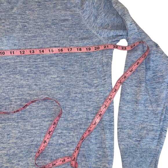 J McLaughlin Womens Sweater Size Large Blue Pullover Casual Pure Cotton - Picture 4 of 10